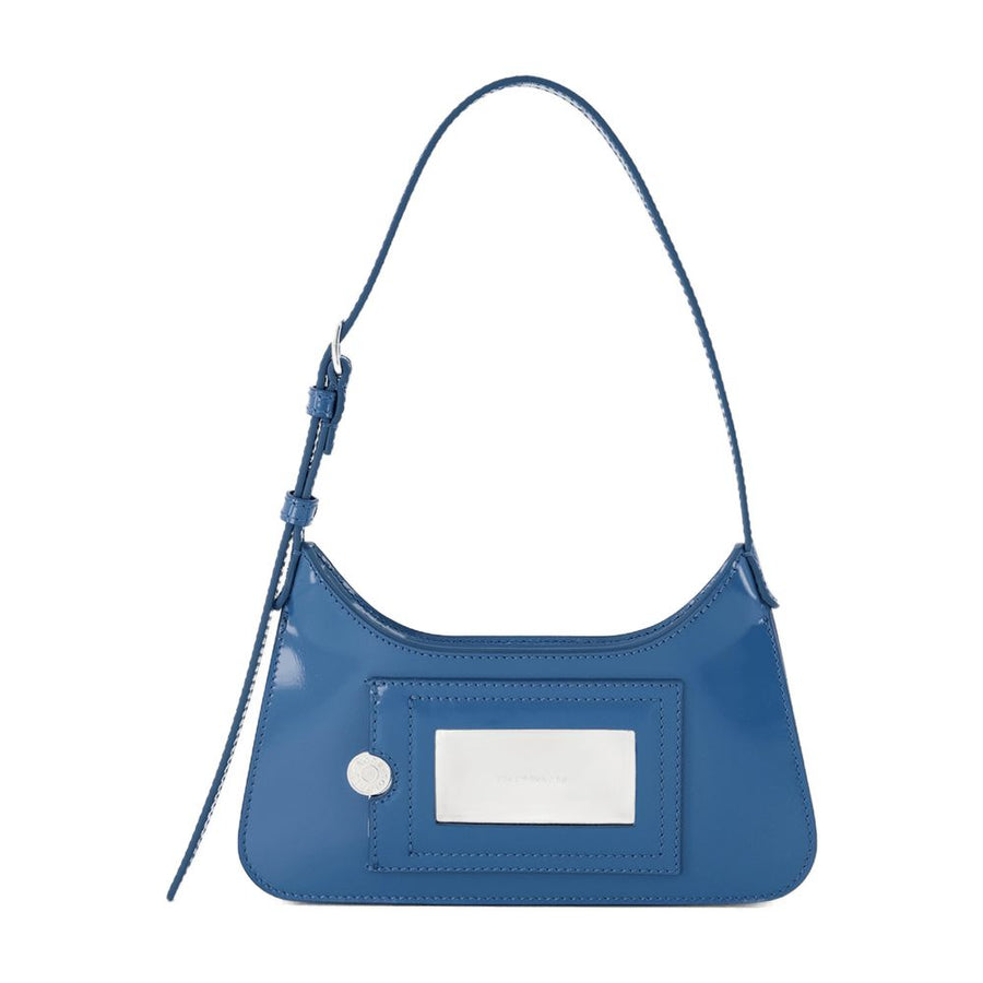 Acne Studios Platt Micro Shoulder Bag — Blue Calfskin