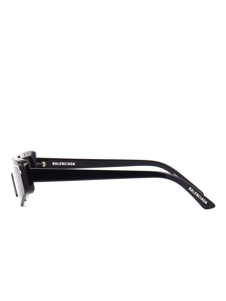 Balenciaga Bb0003s Grey Lens Acetate Sunglasses — Black