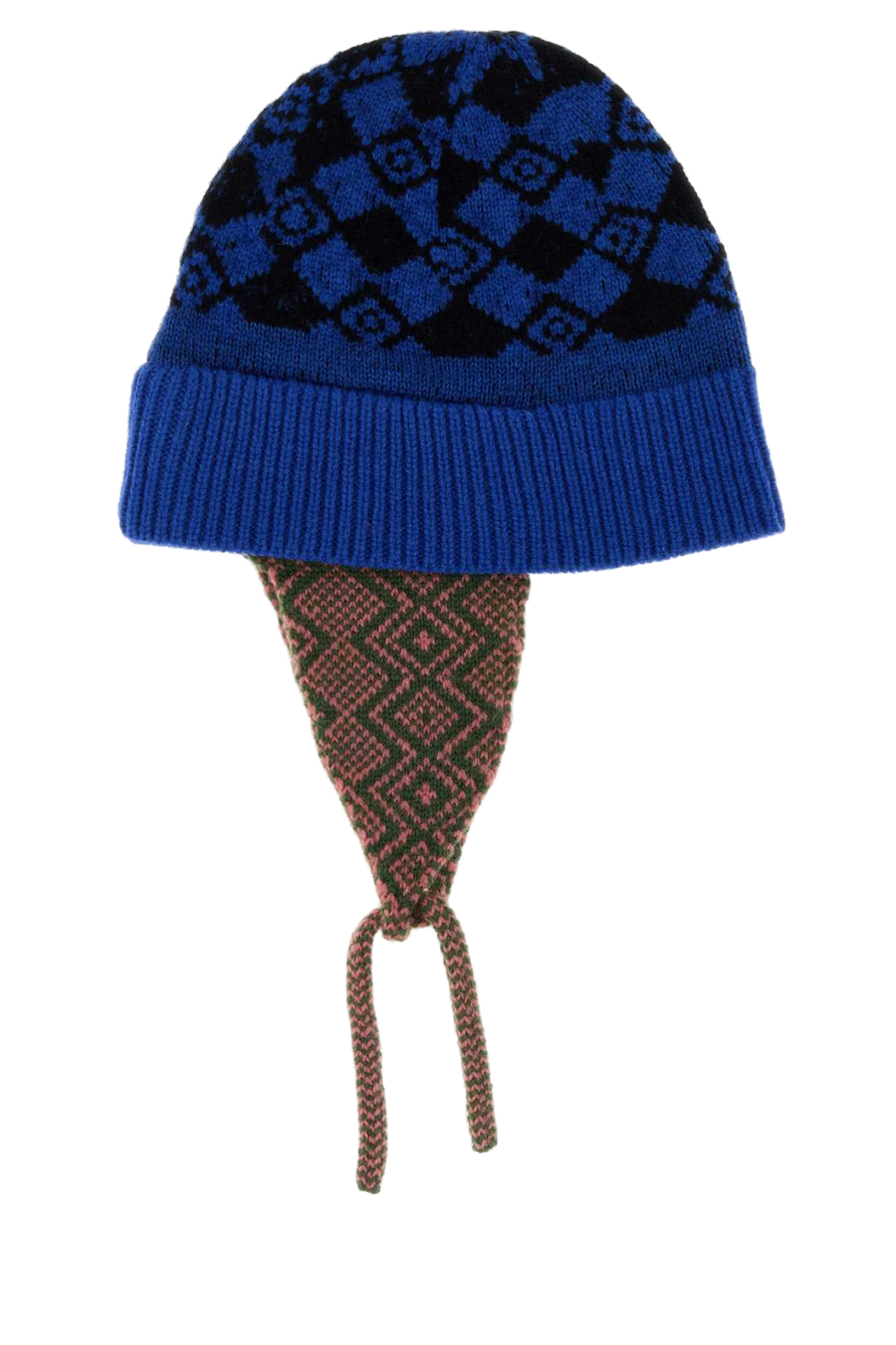 Dries Van Noten 04270-Marvin Beanie — Blue Exterior: Wool Beanies