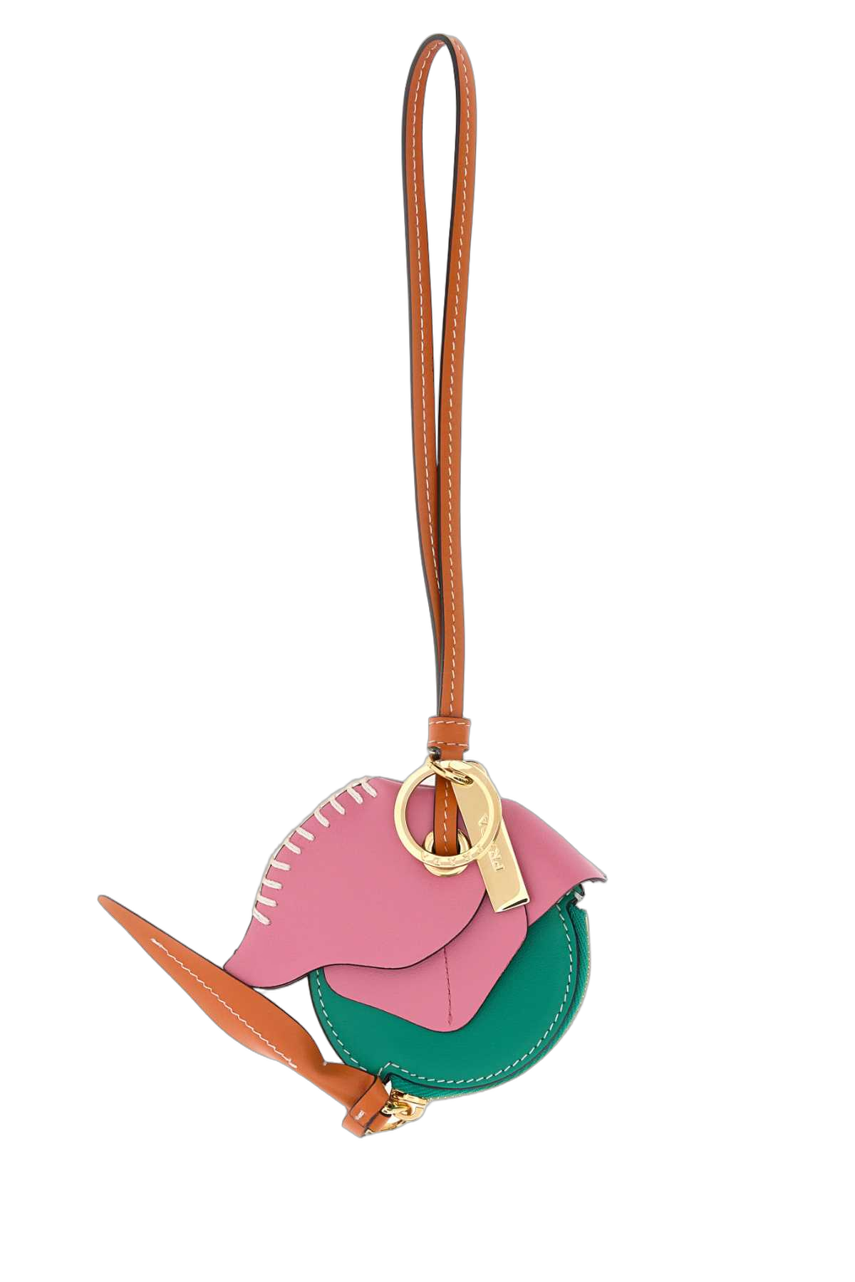 Prada Trick Coin Purse — Multicolor Steel-calf Leather Purses