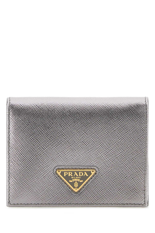 Prada Milano Wallet — Silver