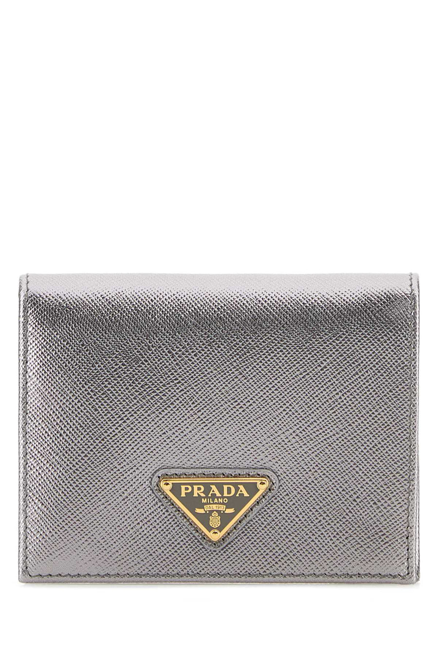 Prada Milano Wallet — Silver