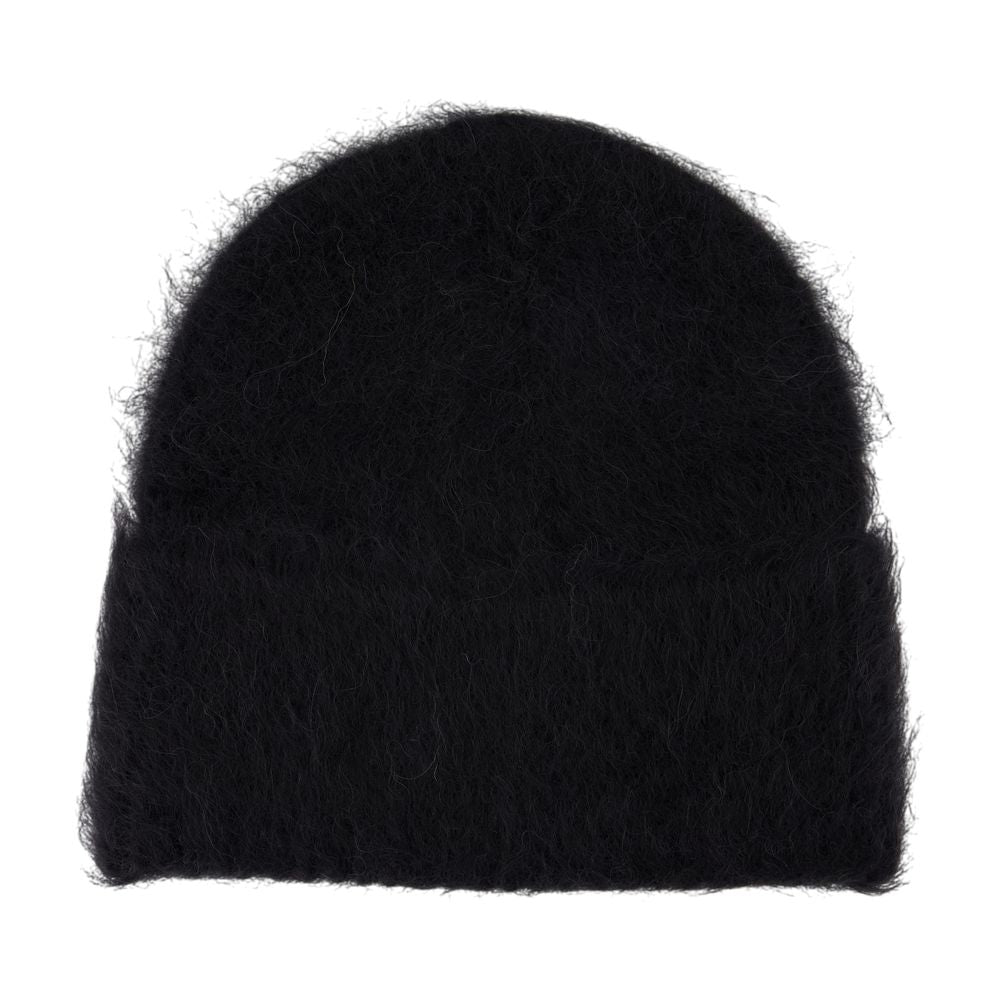 Toteme 244-Wsh1524-Ya0106-001 Alpaca Wool Beanie — Black Beanies