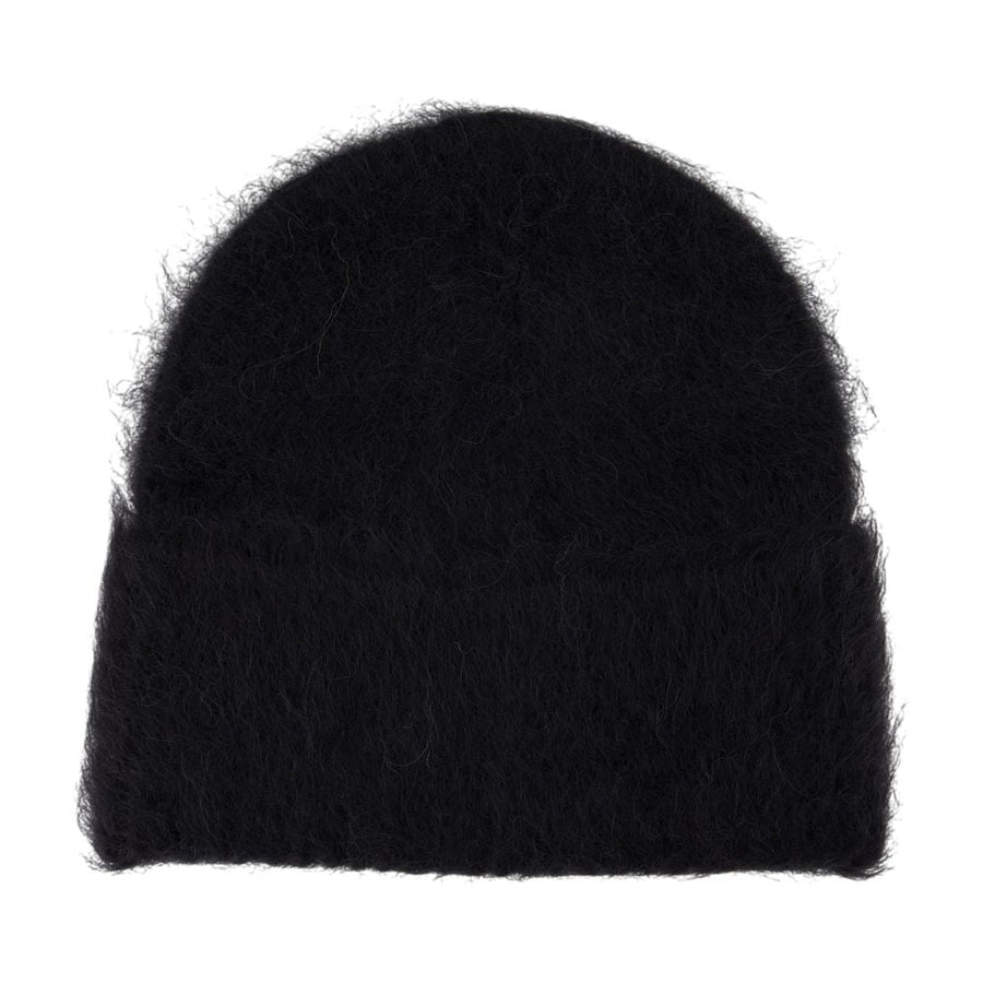 Toteme 244-Wsh1524-Ya0106-001 Alpaca Wool Beanie — Black Beanies