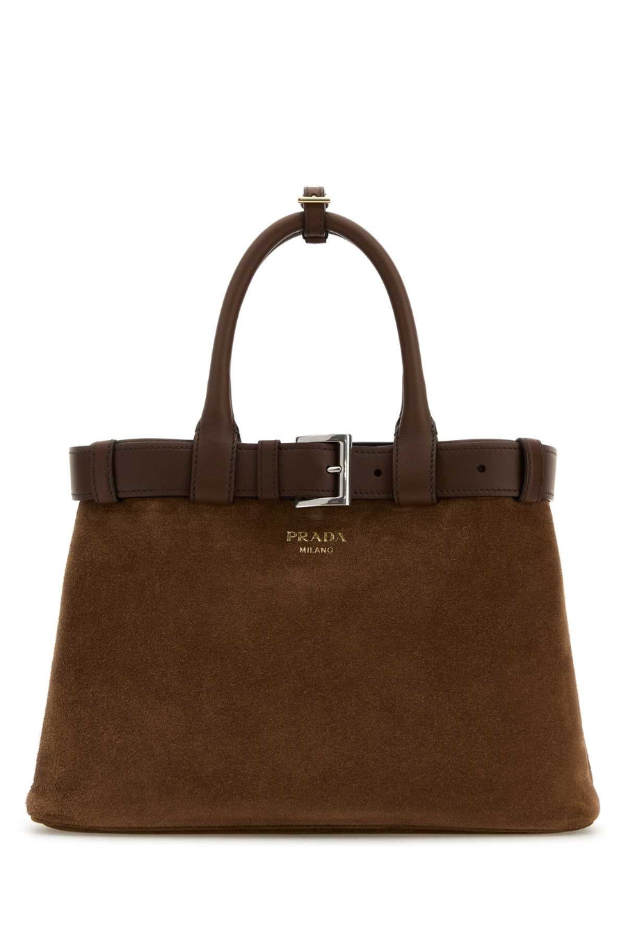 Prada Top Handle Bag — Brown Vitello