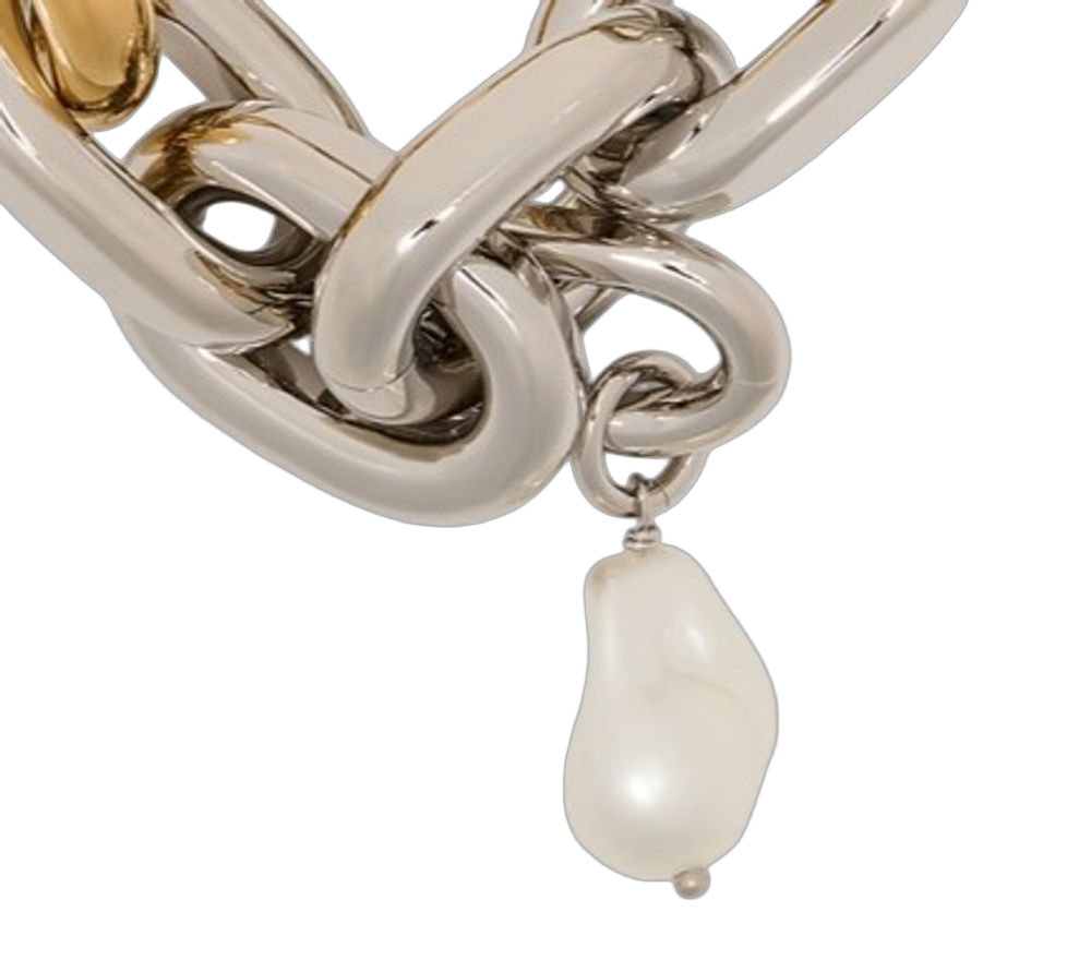 Rabanne Chunky Chain-Link Bracelet — Gold Metal Bracelets