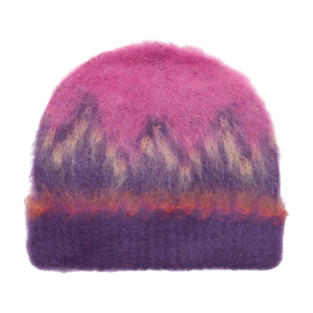 Isabel Marant Be043mfa-D1d01a-40pk Beanie — Pink Wool Beanies
