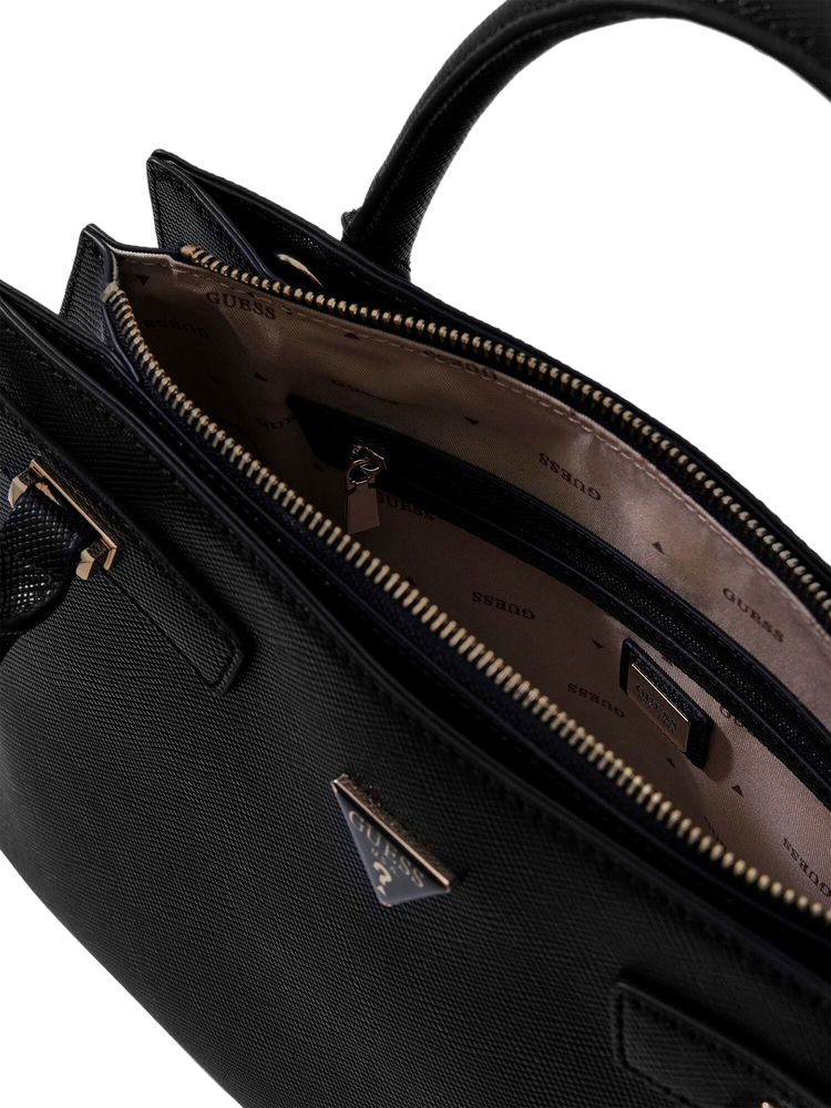 Guess Shoulder Bag — Black Polyurethane