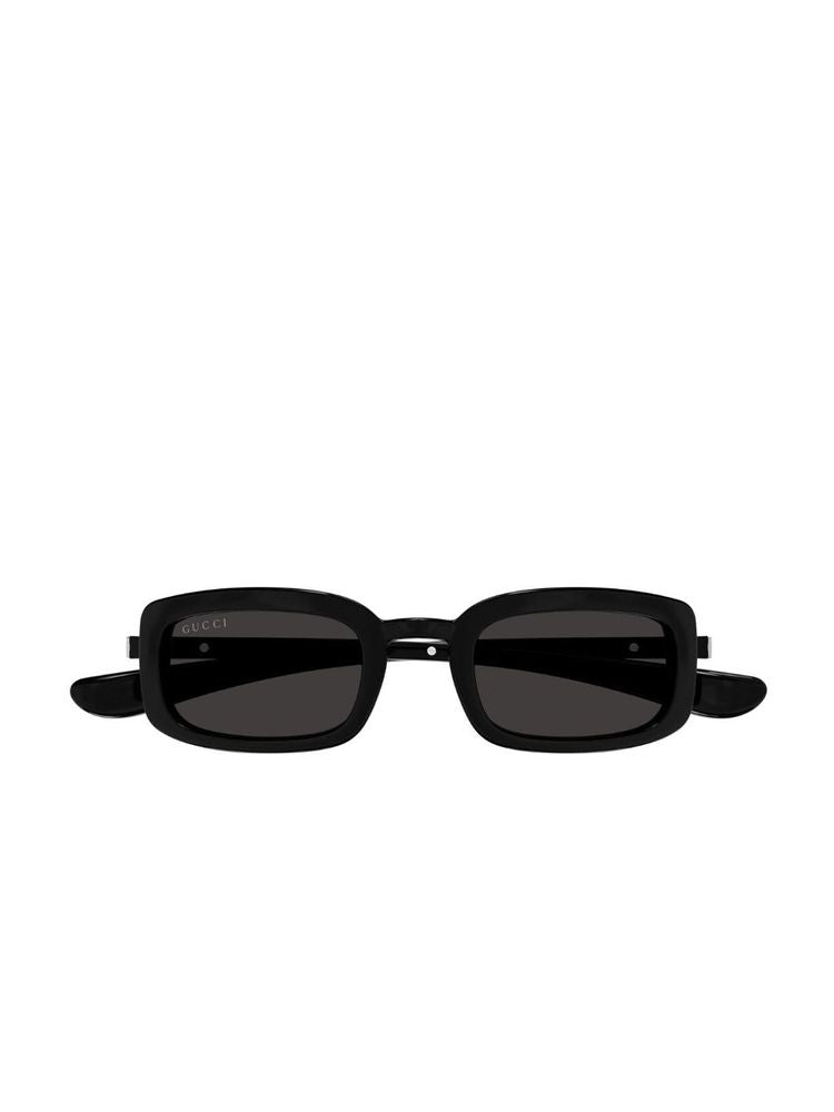 Gucci Gg1943s Rectangular Bio Nylon Lens Sunglasses — Black Plastic