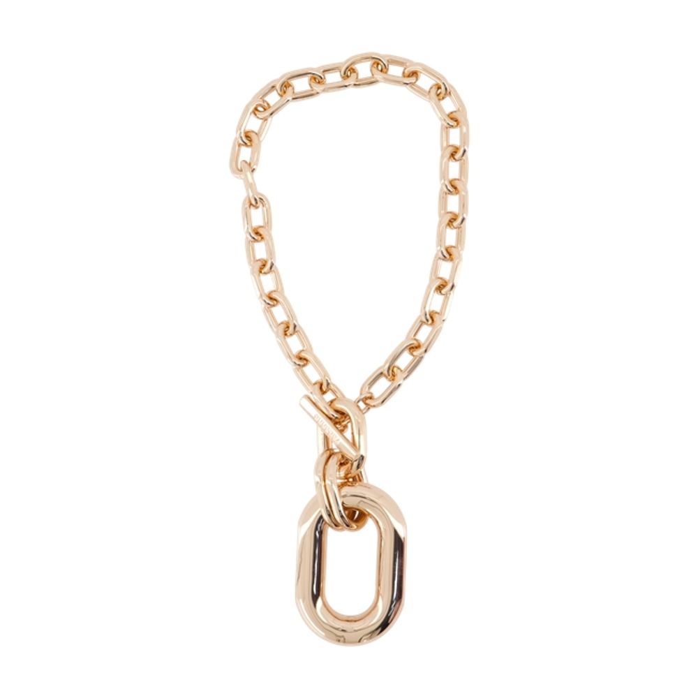Rabanne Chain-Link Necklace — Rose Gold Aluminum Necklaces