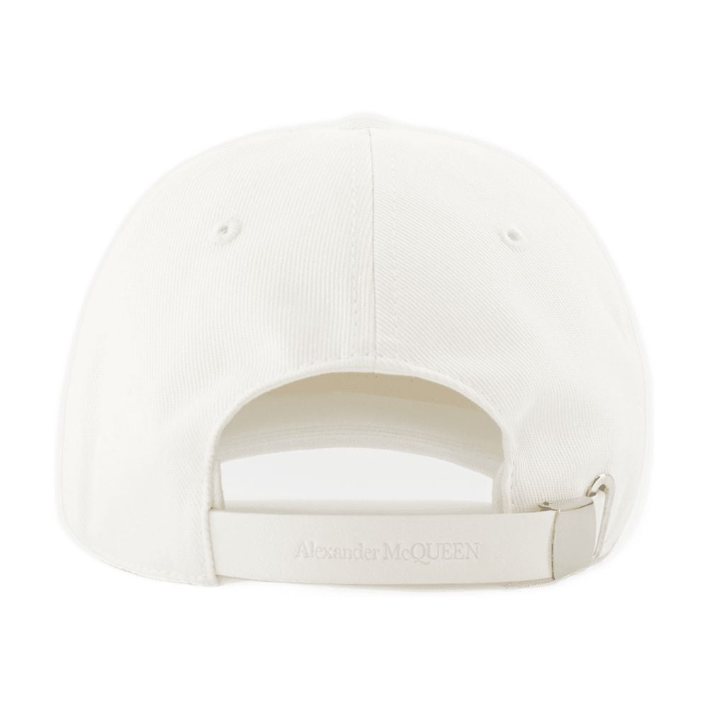 Alexander Mcqueen 7594504105q9038 Baseball Cap — White Others Caps