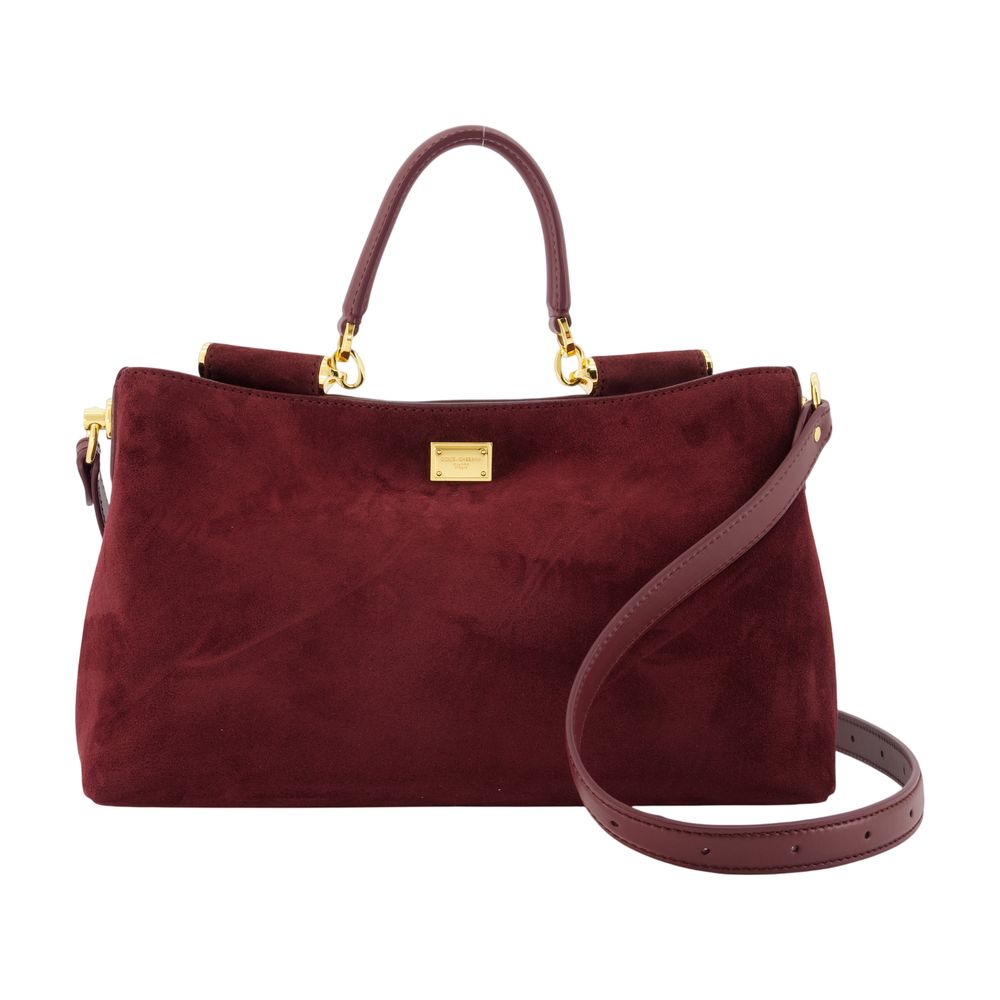 Dolce&gabbana Crossbody Bag — Burgundy Calfskin