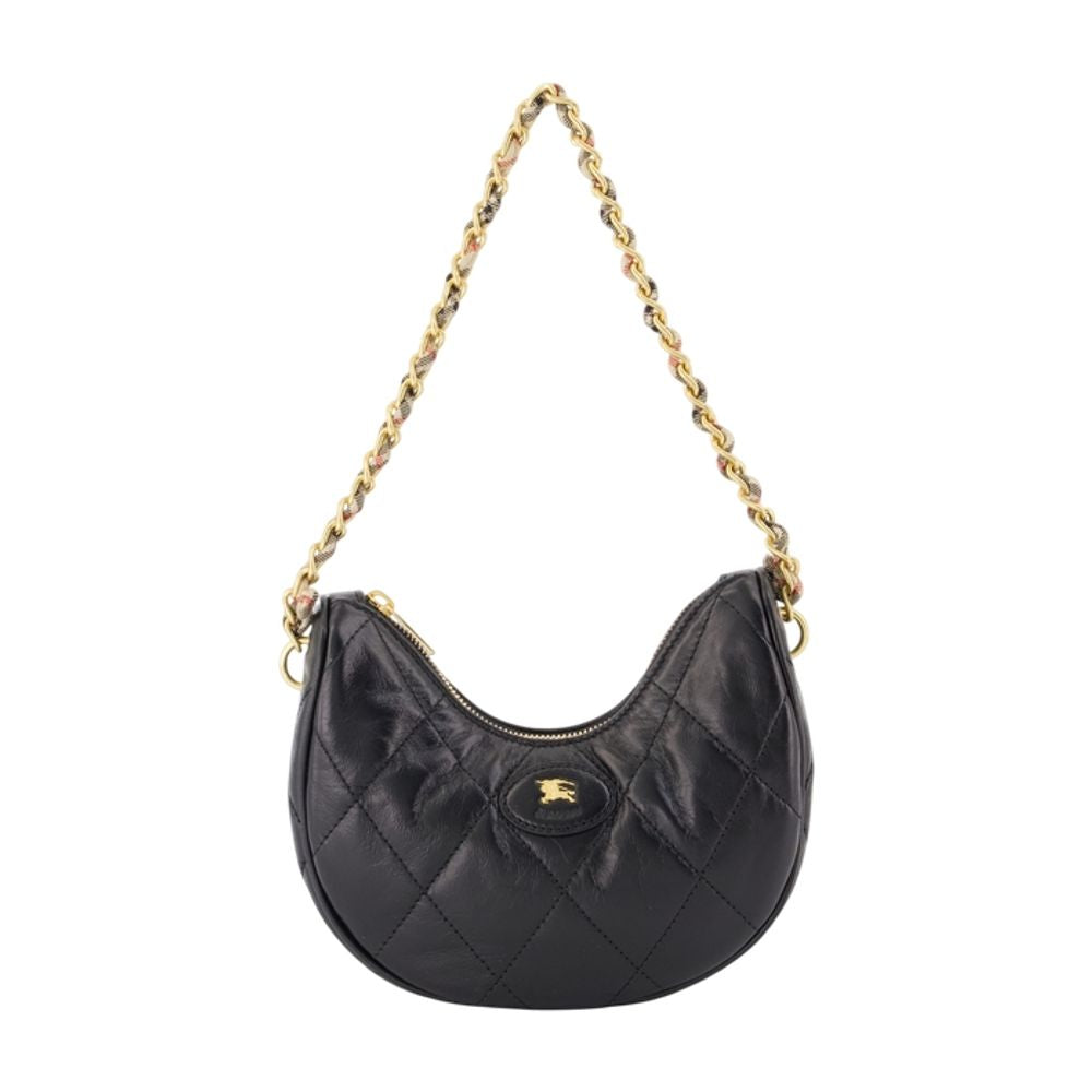 Burberry Shoulder Bag — Black Lambskin