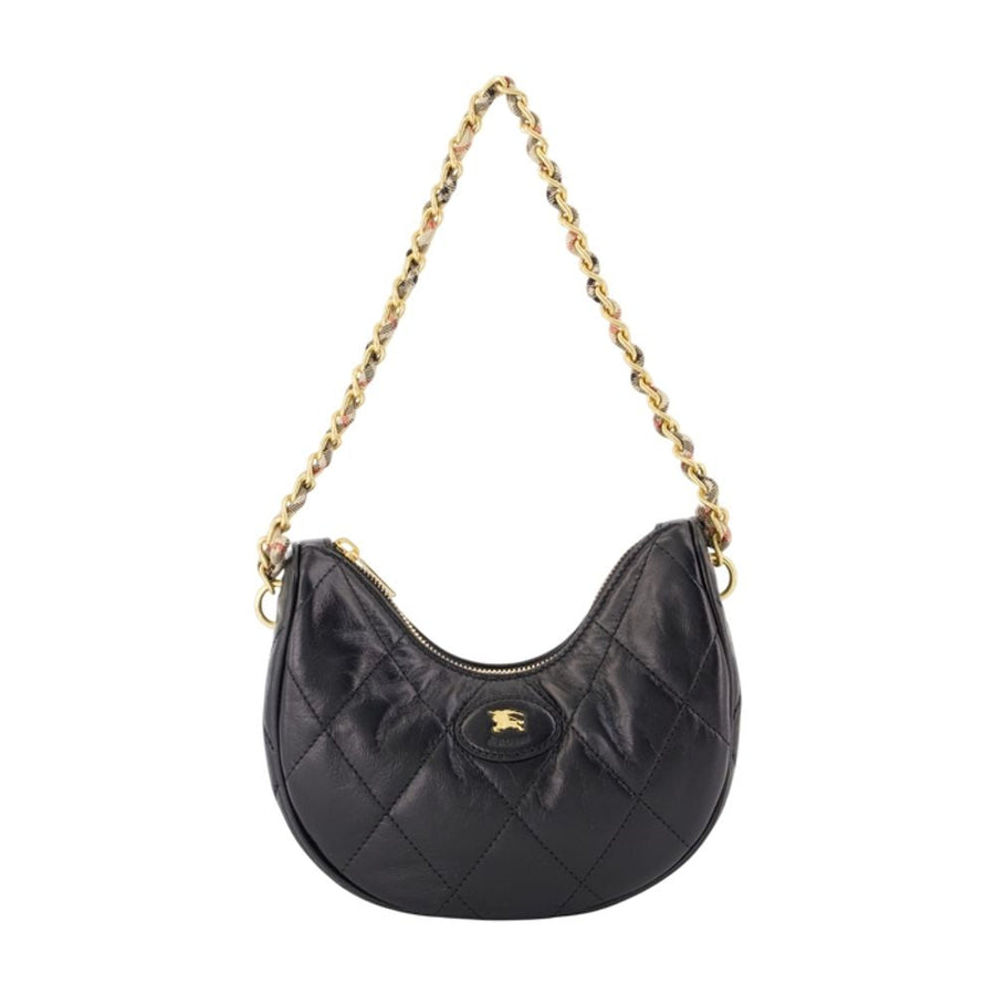 Burberry Shoulder Bag — Black Lambskin