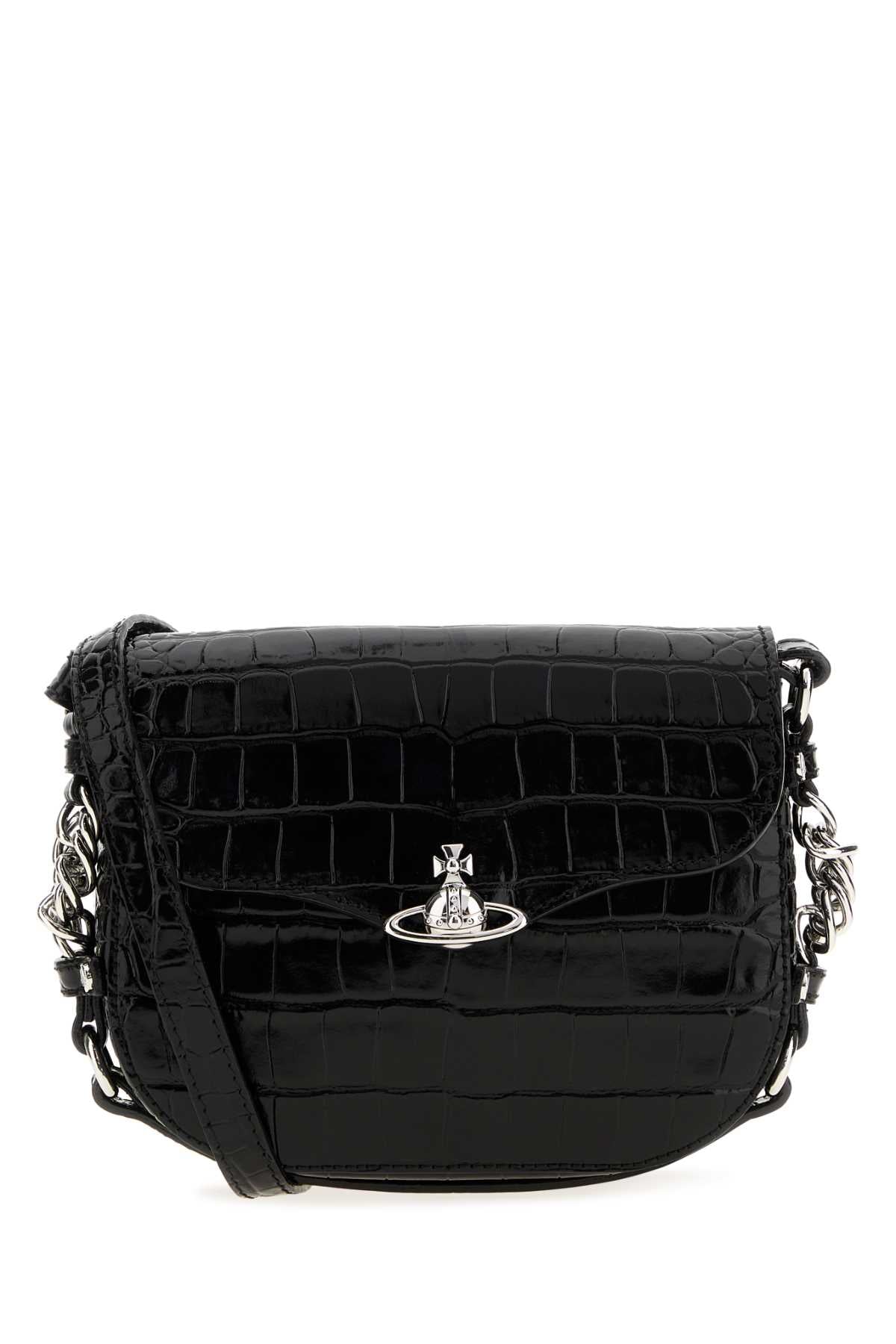 Vivienne Westwood Hunter Shoulder Bag — Black