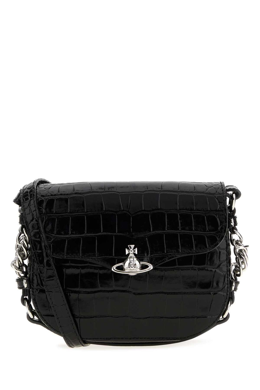Vivienne Westwood Hunter Shoulder Bag — Black