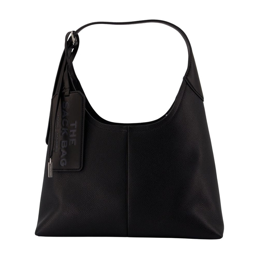 Marc Jacobs The Belted Sack Shoulder Bag — Black Cowhide