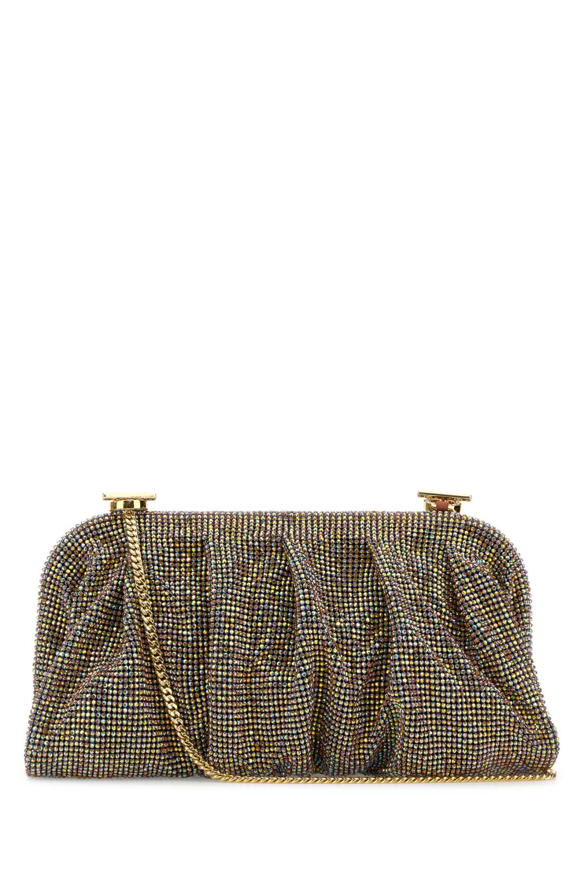 Benedetta Bruzziches Grande Clutch — Gold