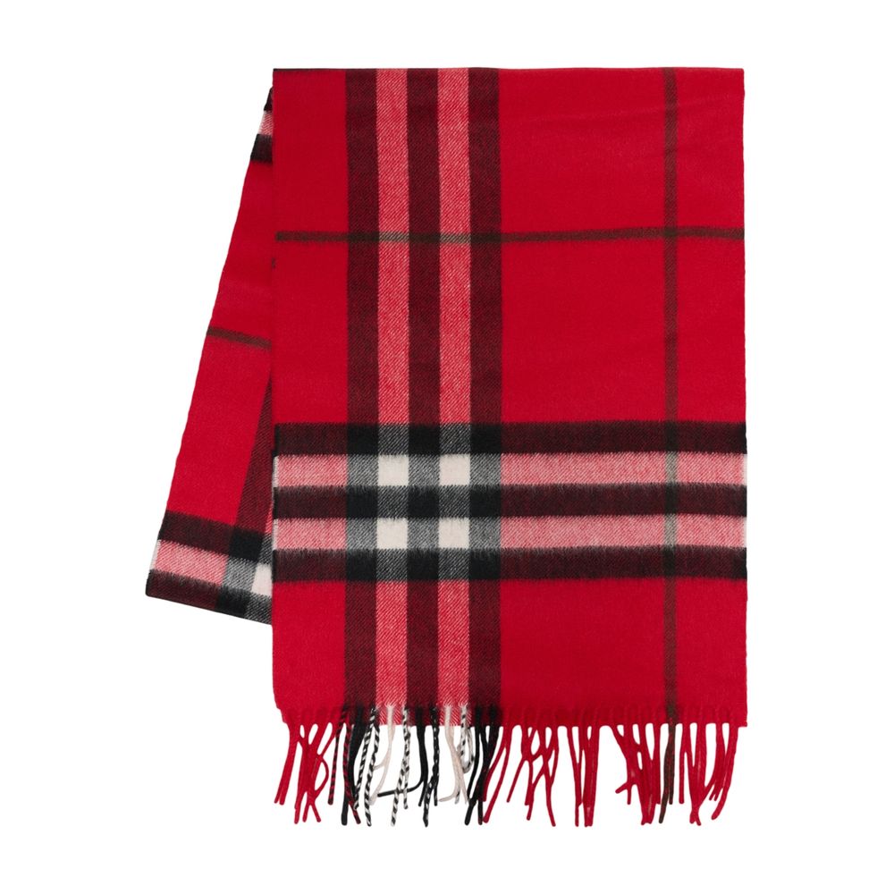 Burberry Scarf — Red Cashmere Scarfs