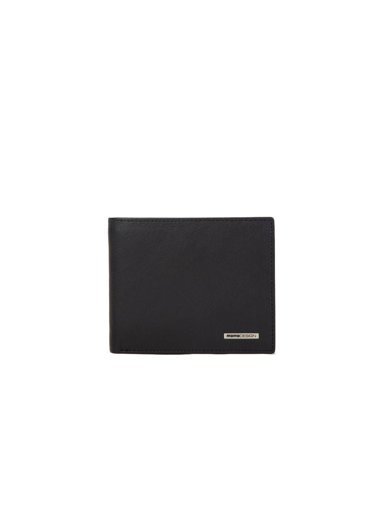 Momo Design Leather Wallet — Black
