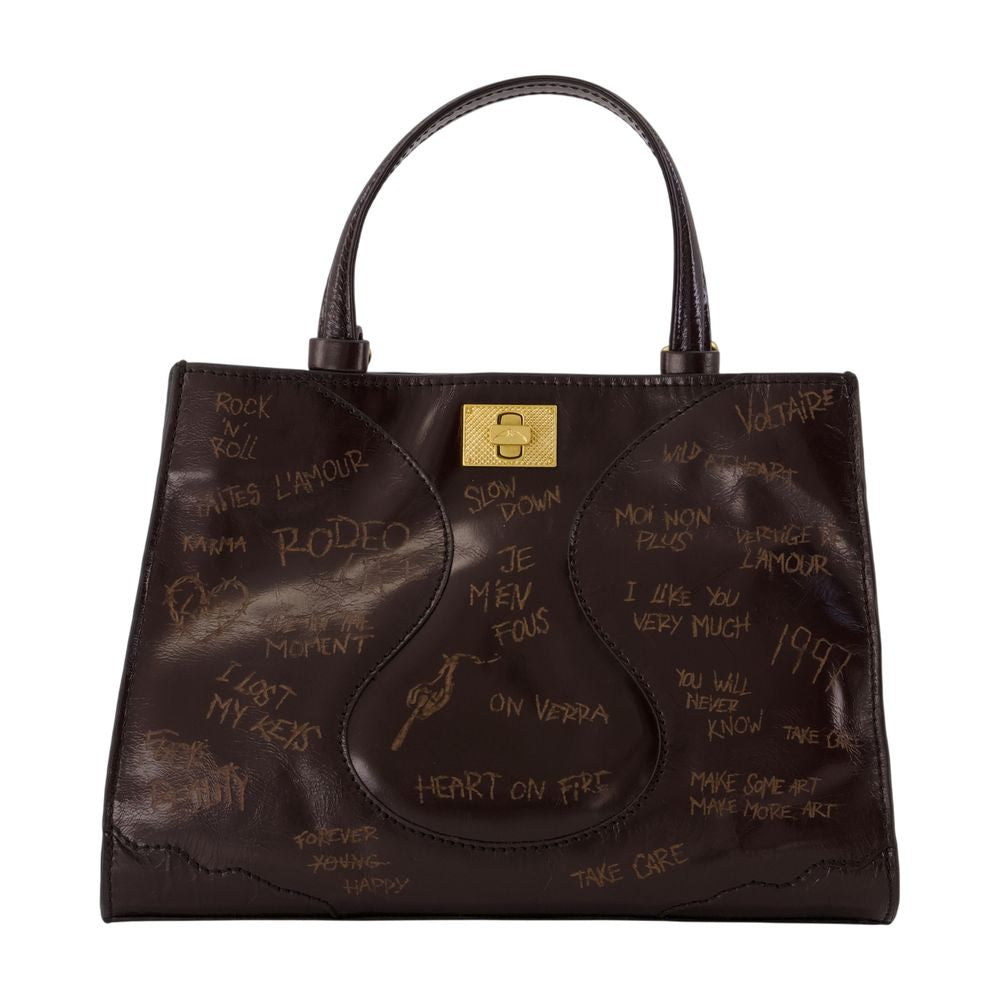 Zadig & Voltaire Jack Nano Top Handle Bag — Brown Cowhide