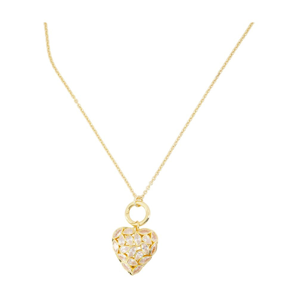 Self-Portrait Filigree Heart Pendant Necklace — Gold Necklaces