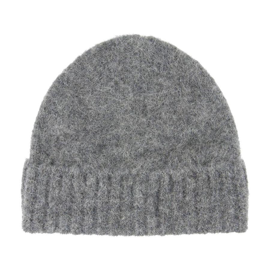 Samsøe F24400056-193910tcx Beanie — Gray Wool Beanies