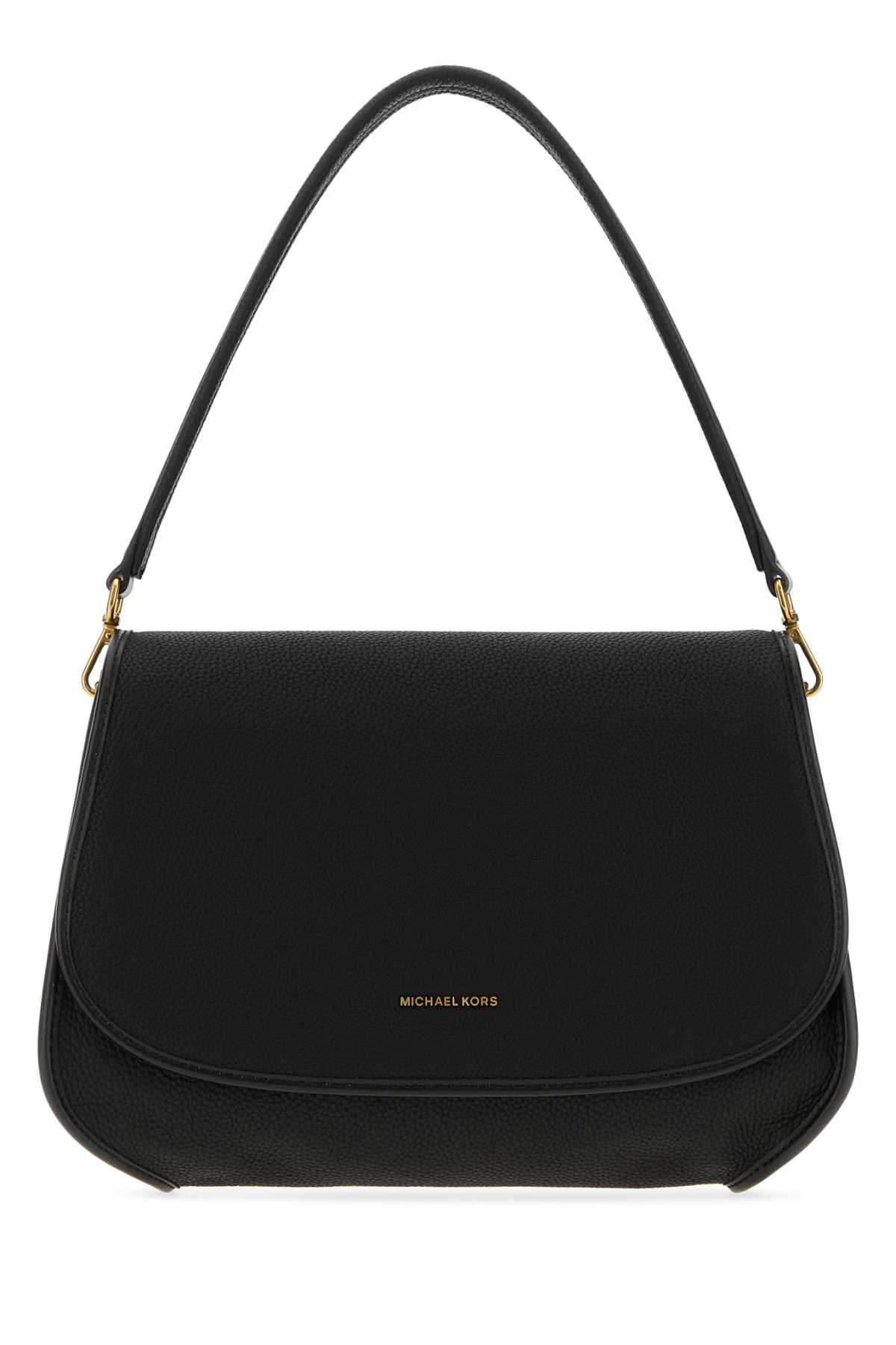 Michael By Kors Conv Shoulder Bag — Black