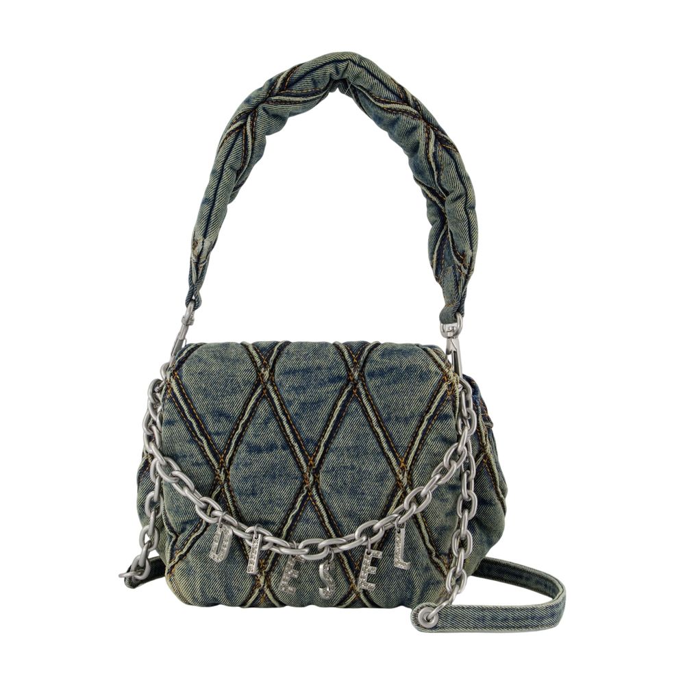Diesel Shoulder Bag — Gray Cotton