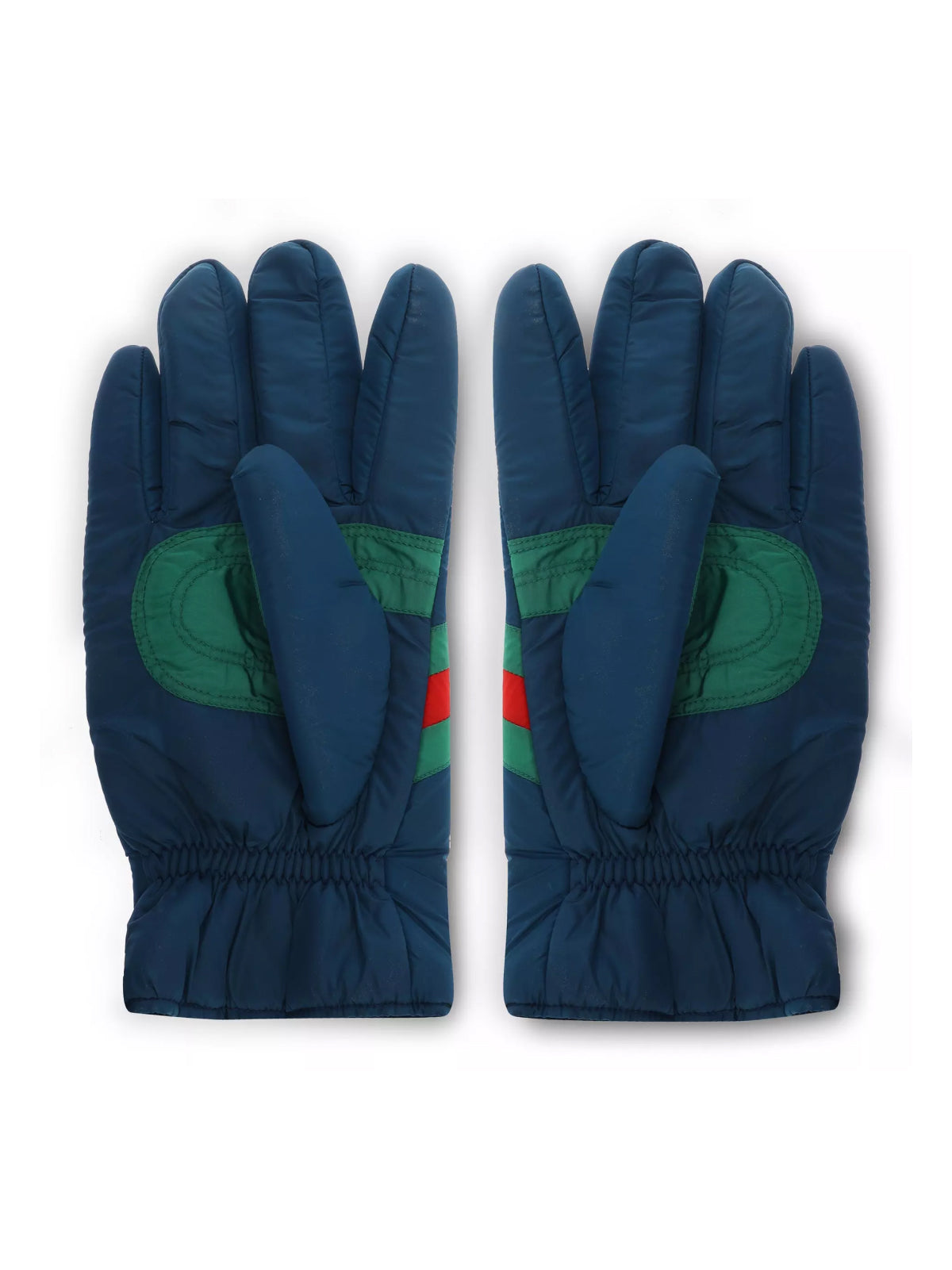 Gucci Nastro Gloves — Navy Polyamide