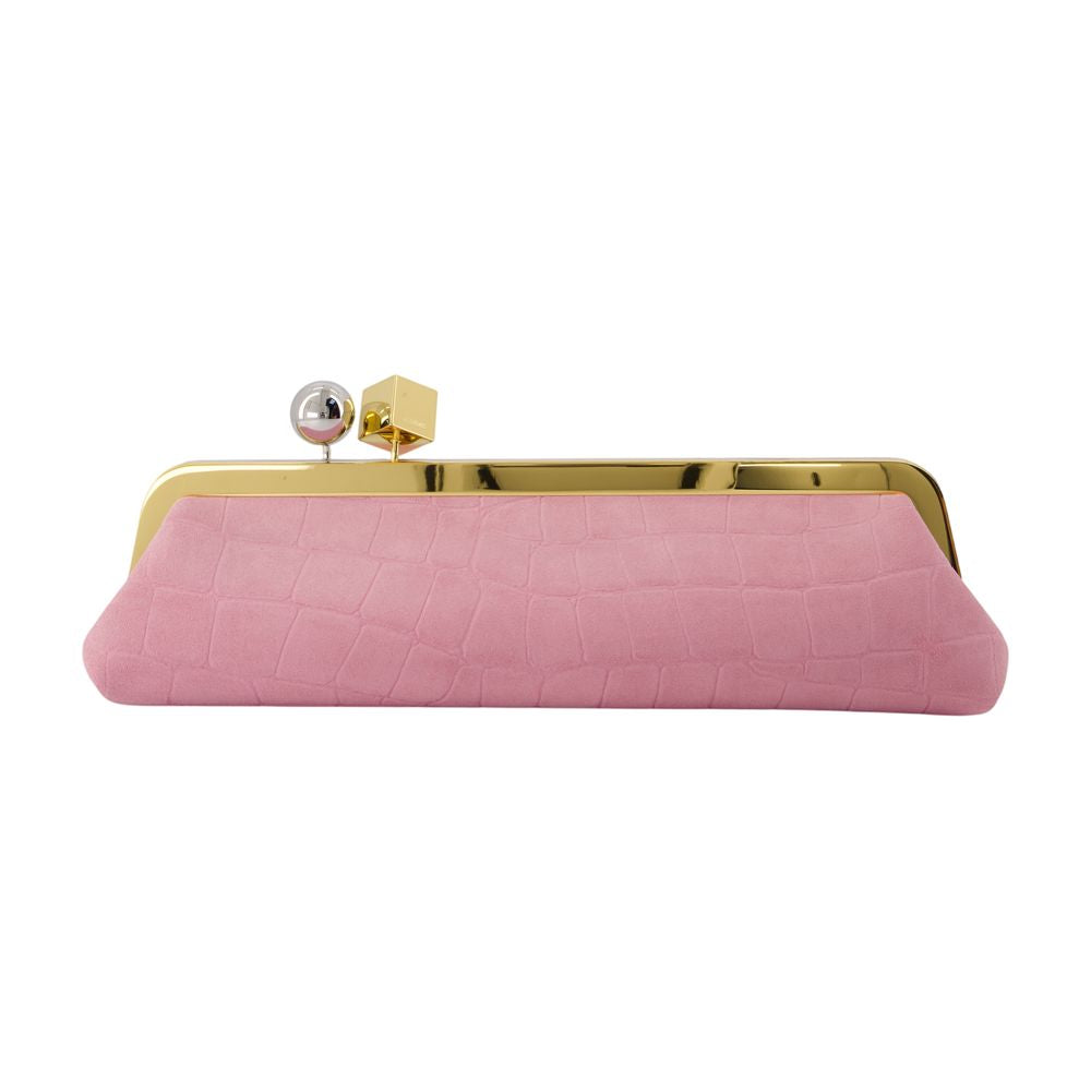 Jacquemus Clutch — Pink Calfskin