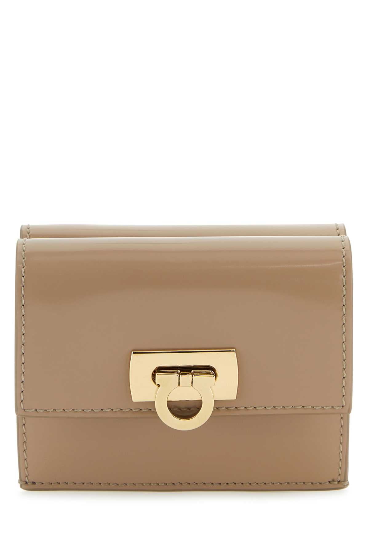 Ferragamo Wallet — Beige
