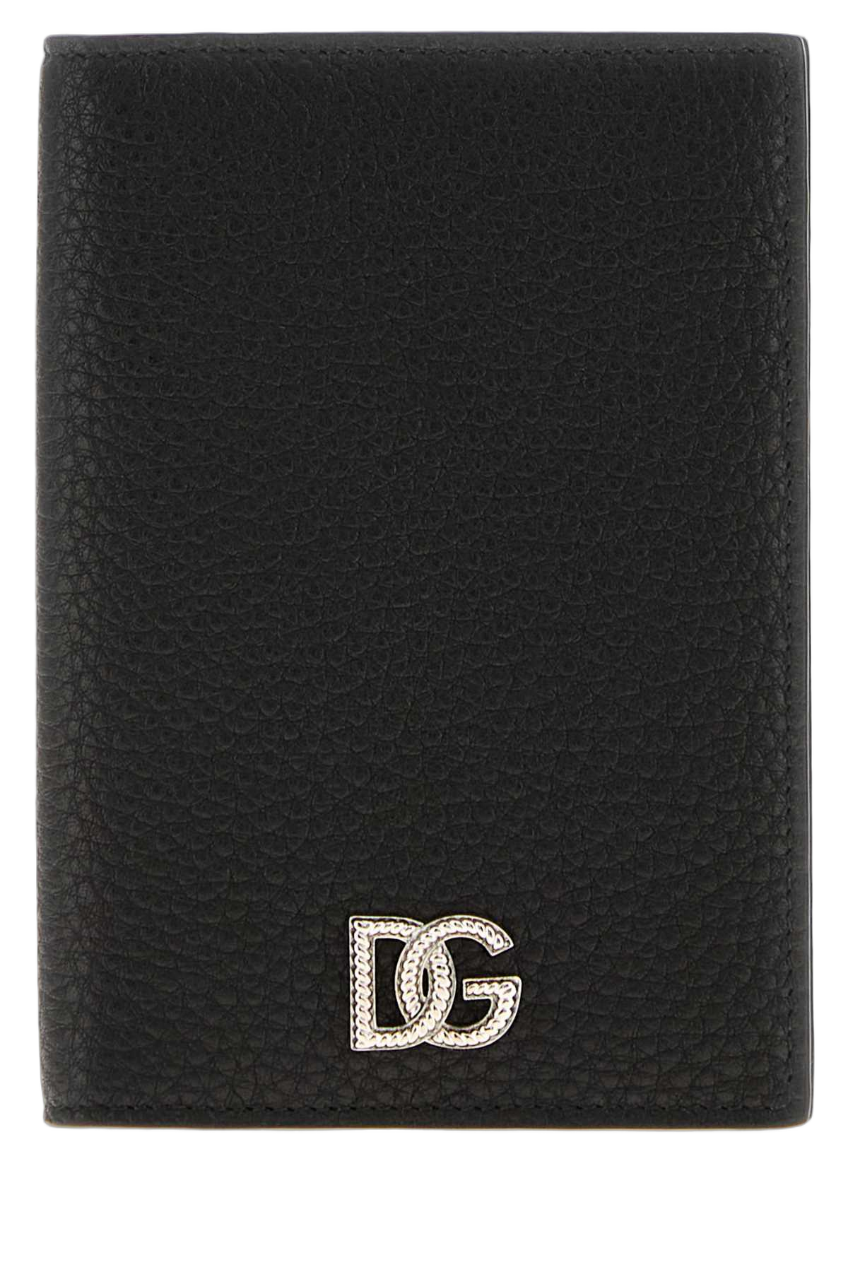 Dolce & Gabbana Leather Wallet — Black Exterior