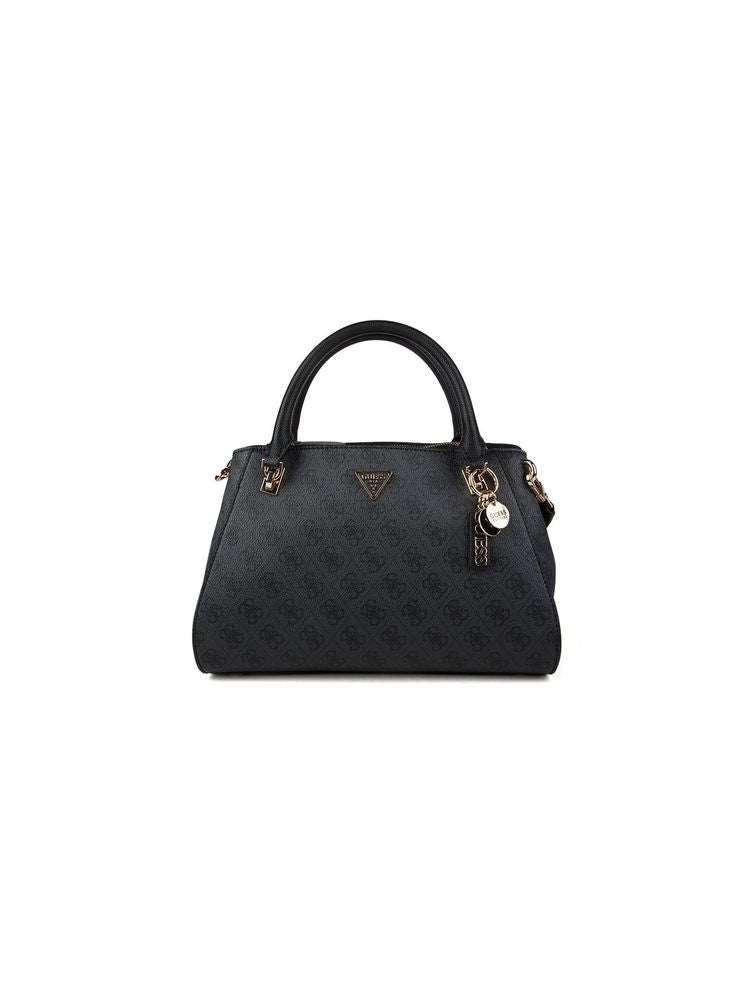Guess Noelle Ii Shoulder Bag — Black Polyurethane