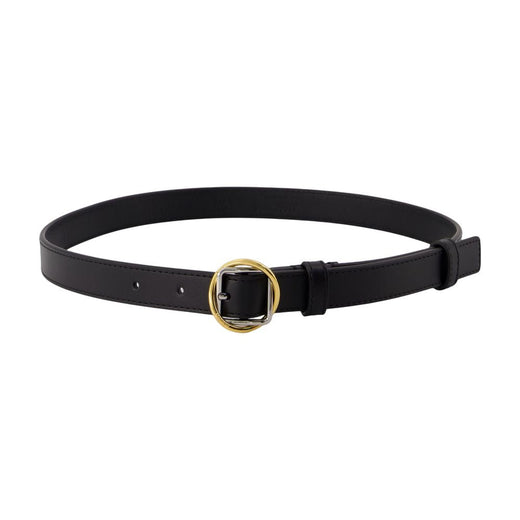 Jacquemus La Ceinture Salon Fine Belt — Black Cowhide