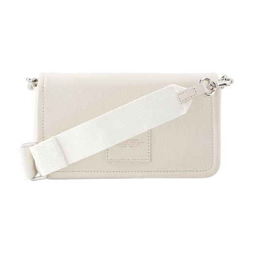 Marc Jacobs Structured Cowhide Crossbody Bag — White