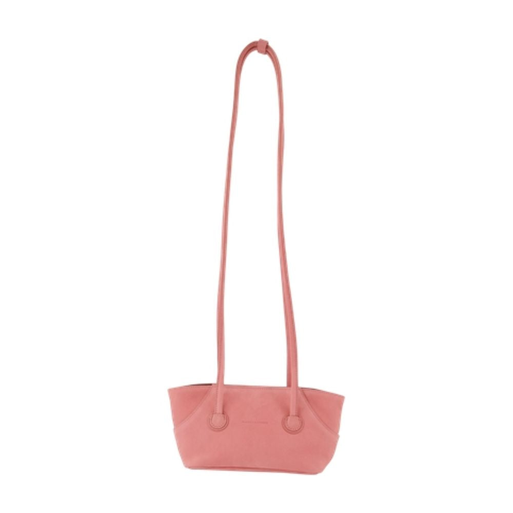 Marge Sherwood Cowhide Leather Shoulder Bag — Pink