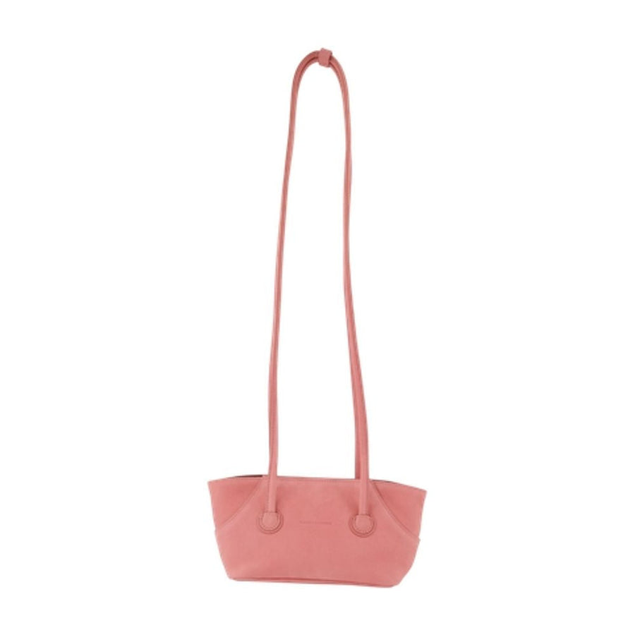 Marge Sherwood Cowhide Leather Shoulder Bag — Pink