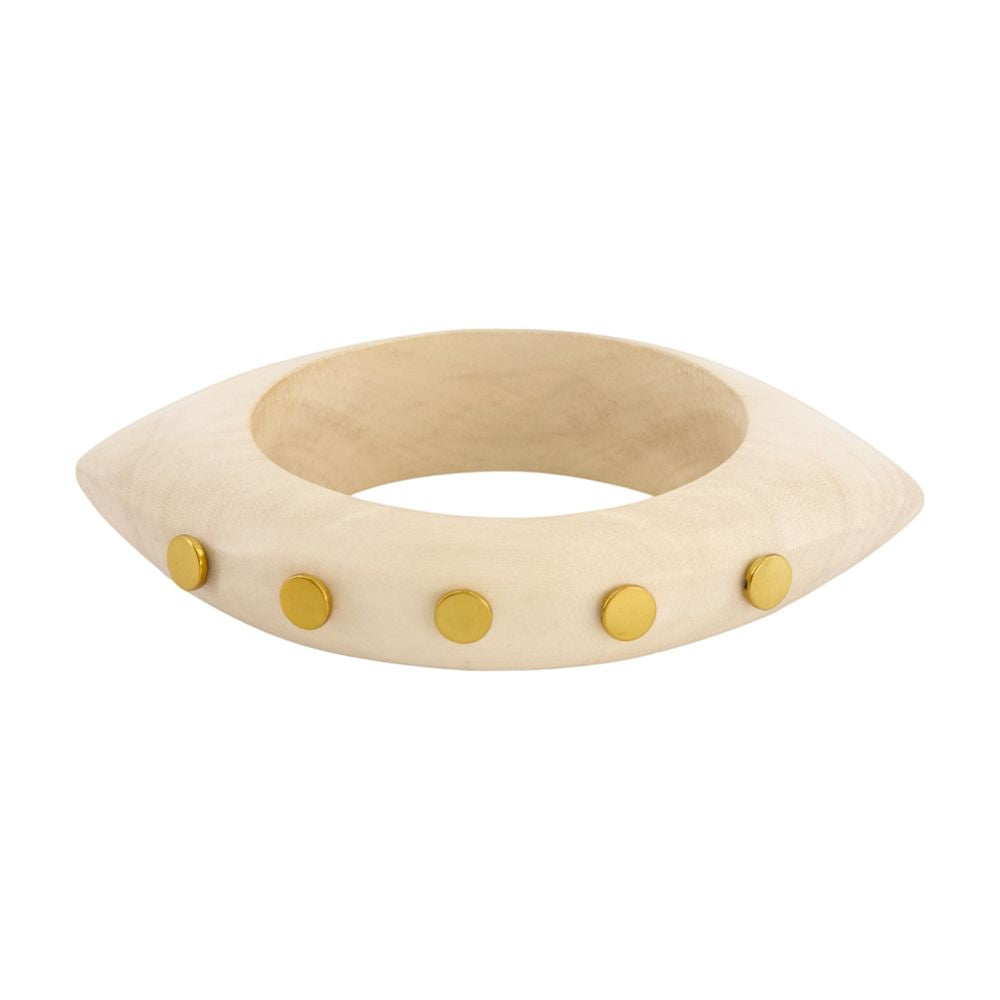 Isabel Marant Gold-Studded Bracelet — Gold Metal Bracelets