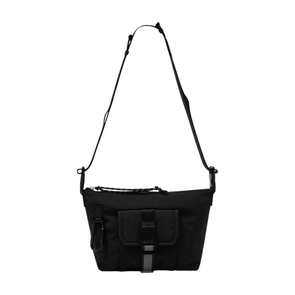 A.p.c. Trek Crossbody Bag — Black Synthetic