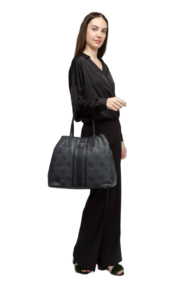 Guess Tote Bag — Gray Polyurethane