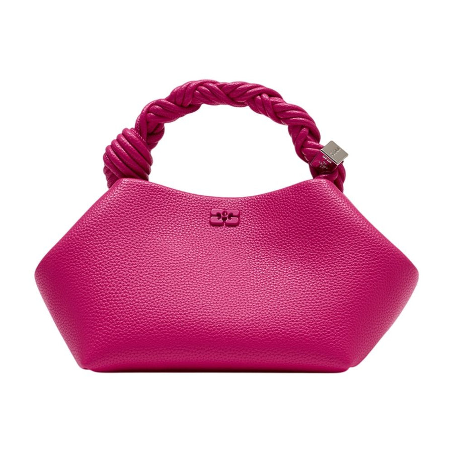 Ganni Bou Top Handle Bag — Pink Synthetic