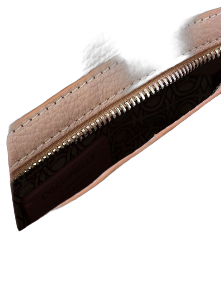 Coccinelle Shoulder Bag — Beige Cowhide