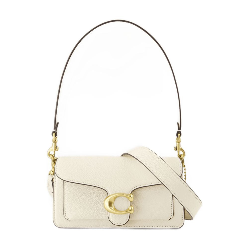 Coach Tabby Shoulder Bag — White Cowhide