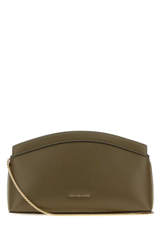 Michael By Kors Athena Clutch — Green