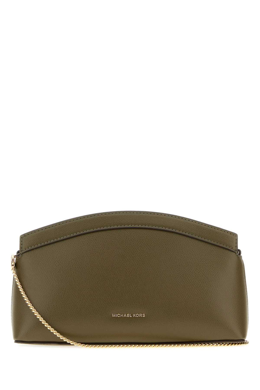 Michael By Kors Athena Clutch — Green