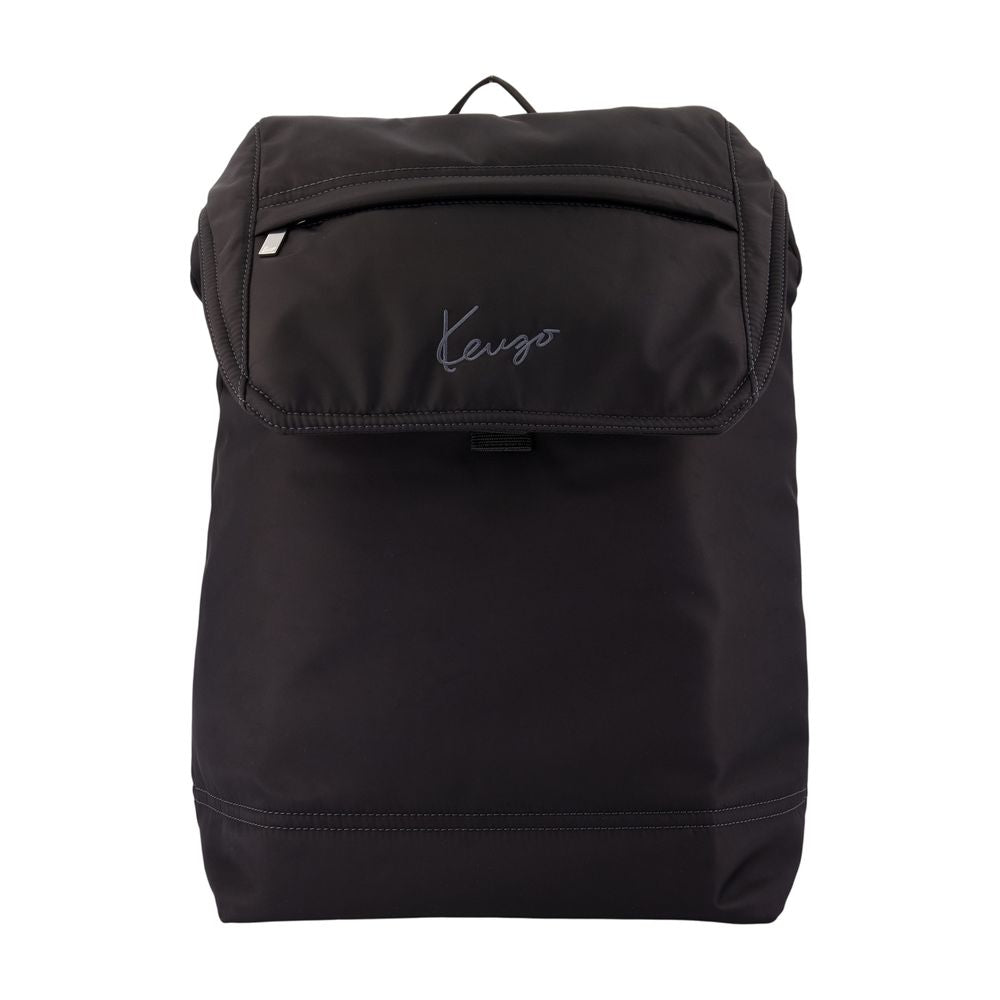 Kenzo Nylon Backpack — Black Hand Bags