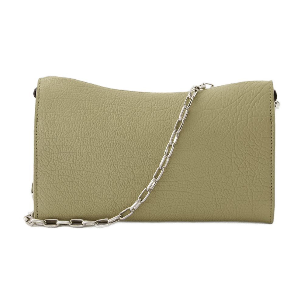 Burberry Rocking Horse Wallet — Beige Calfskin