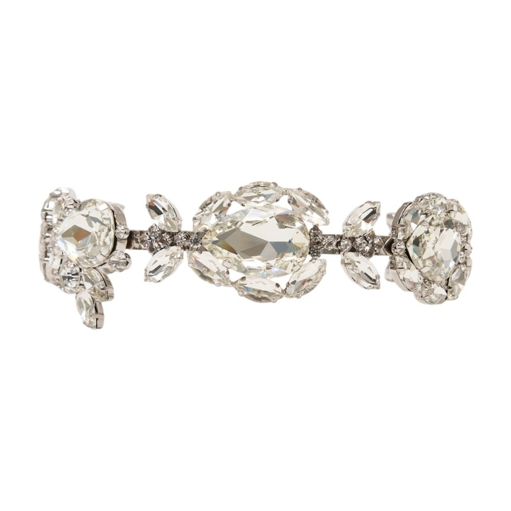Self-Portrait Multi-Crystal Headband — Silver Pearls Headbands