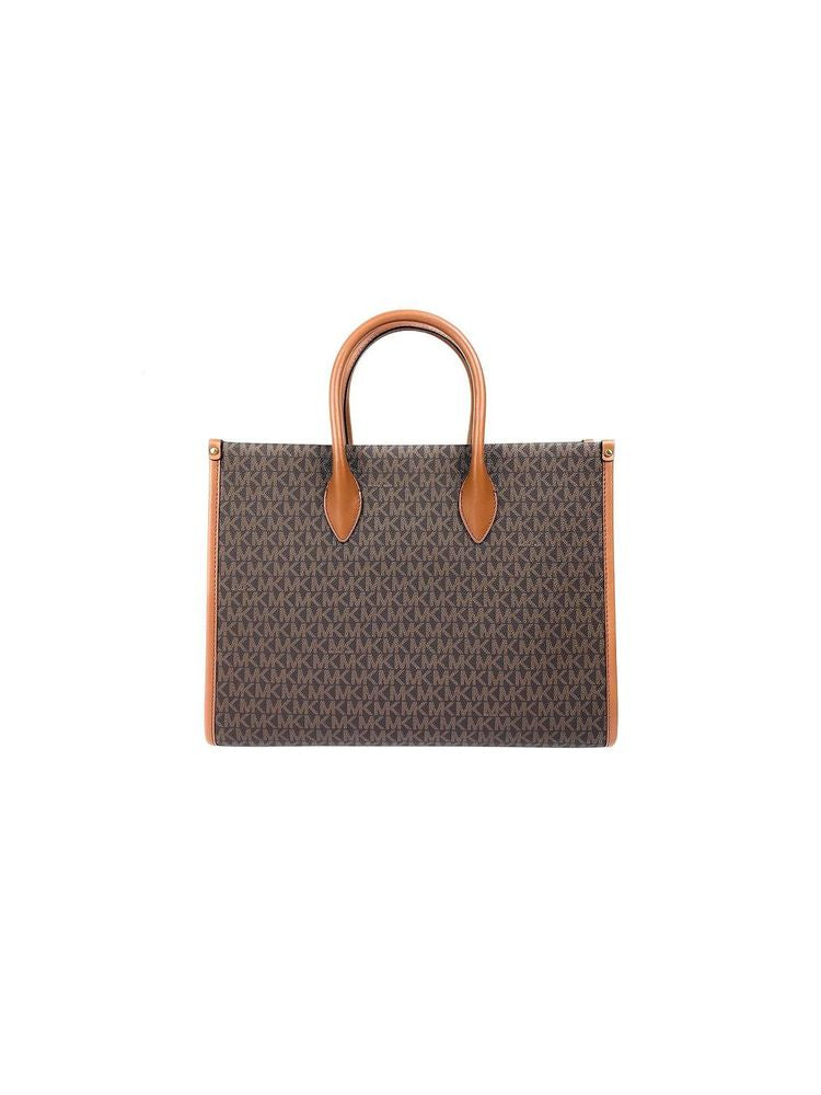 Michael Kors Tote Bag — Brown 89.coated Canvas